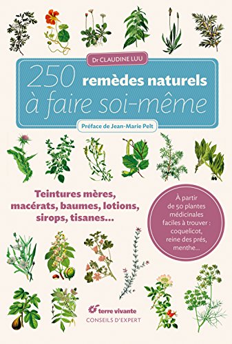 Imagen de archivo de 250 Remdes Naturels  Faire Soi-mme : Teintures Mres, Macrats, Baumes, Lotions, Sirops, Tisanes. a la venta por RECYCLIVRE