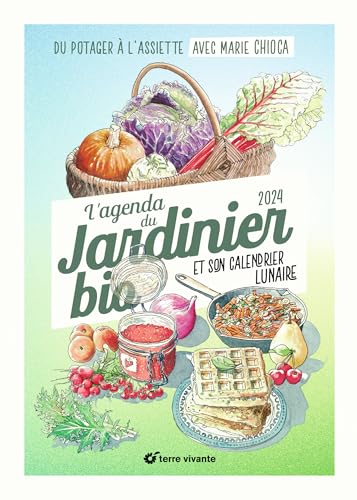Immagine stock per L'agenda du jardinier bio et son calendrier lunaire: Du potager � l'assiette