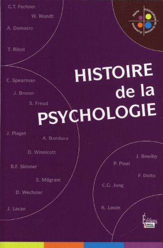 Beispielbild fr Histoire de la psychologie zum Verkauf von medimops