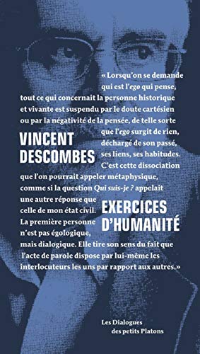 Beispielbild fr Exercices d'humanit: Dialogue avec Philippe de Lara zum Verkauf von Ammareal