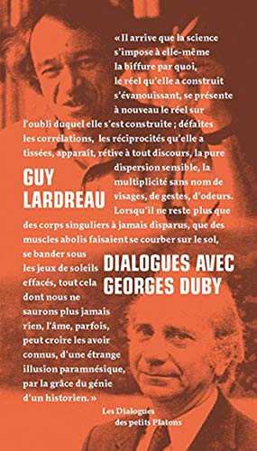 Stock image for Dialogues avec Georges Duby for sale by Librairie Th  la page