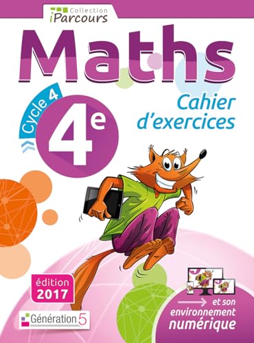 Stock image for Cahier d'Exercices Iparcours Maths Cycle 4 - 4e (2017) for sale by Ammareal