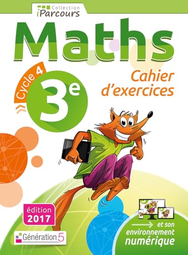 Stock image for Cahier d'Exercices Iparcours Maths Cycle 4 - 3e (2017) for sale by Ammareal