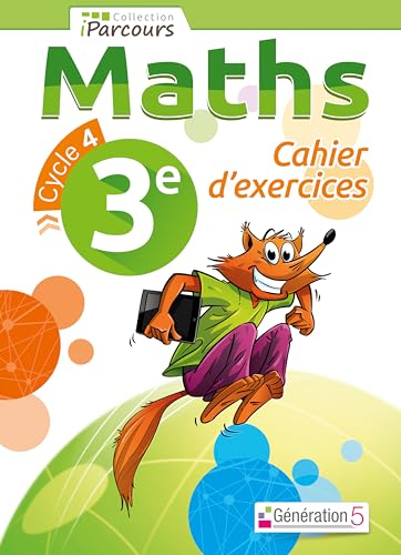 Stock image for Maths 3e Cycle 4 : Cahier d'exercices for sale by medimops