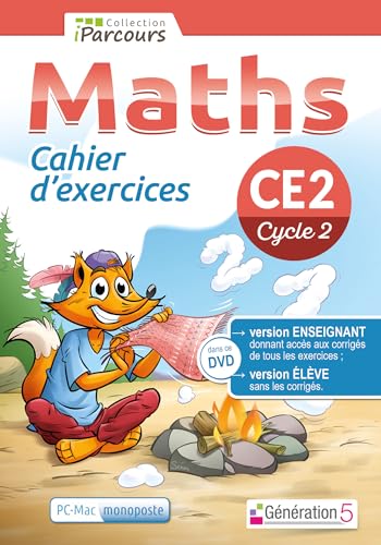 Beispielbild fr Cahier numrique iParcours Maths CE2 (DVD enseignant monoposte) 2018 zum Verkauf von Le Monde de Kamlia