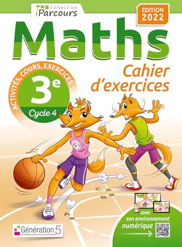 Stock image for Cahier d'exercices iParcours maths 3e avec cours (dition 2022) for sale by Buchpark
