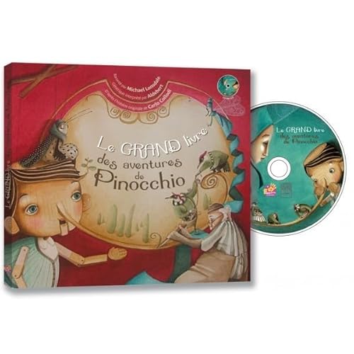 Stock image for Le Grand livre des aventures de Pinocchio (1CD audio) for sale by Ammareal