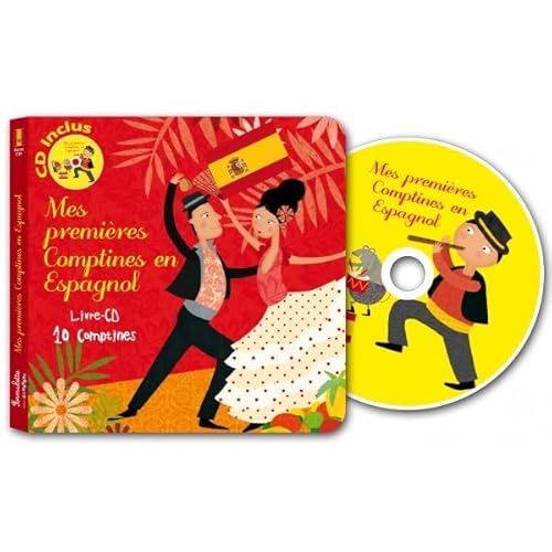 Imagen de archivo de Mes premieres comptines en espagnol et CD 10 comptines a la venta por Librairie La Canopee. Inc.