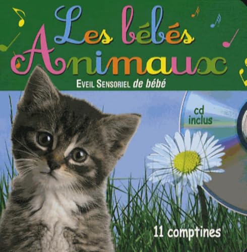 Imagen de archivo de Les bebes animaux Eveil sensoriel de bebe 11 comptines a la venta por Librairie La Canopee. Inc.