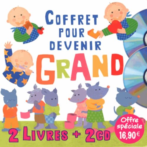 9782362560927: Coffret pour devenir grand: Comptines autour de l'apptit des petits ; Comptines autour du pot