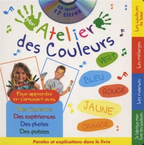 Beispielbild fr Mon atelier des couleurs avec CD audio zum Verkauf von Librairie La Canopee. Inc.