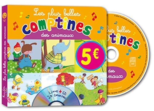 Imagen de archivo de Les plus belles comptines des animaux Avec 1 CD Audio Nouvelle a la venta por Librairie La Canopee. Inc.