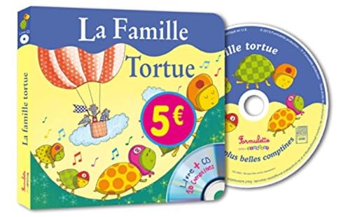 Imagen de archivo de La famille Tortue Avec 1 CD Audio Nouvelle edition a la venta por Librairie La Canopee. Inc.