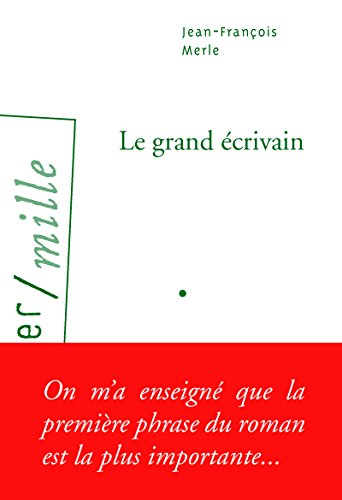 Stock image for Le grand  crivain for sale by Revaluation Books