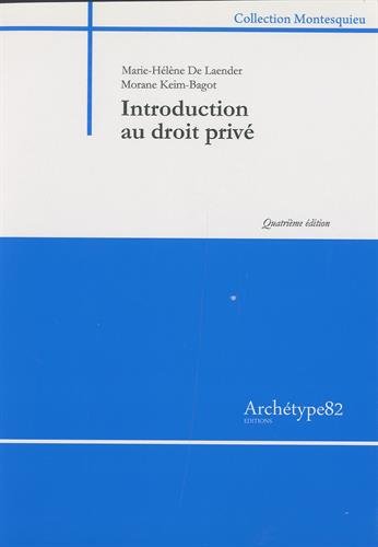 9782363411372: Introduction au droit priv