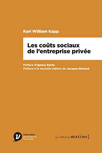 9782363831668: Les cots sociaux de l'entreprise prive