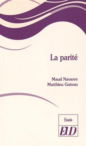 Beispielbild fr La parite zum Verkauf von Librairie La Canopee. Inc.