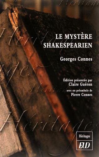 Beispielbild fr Mystere shakespearien Connes Georges zum Verkauf von BIBLIO-NET