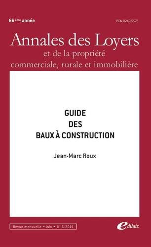 9782365030236: guide des baux  construction