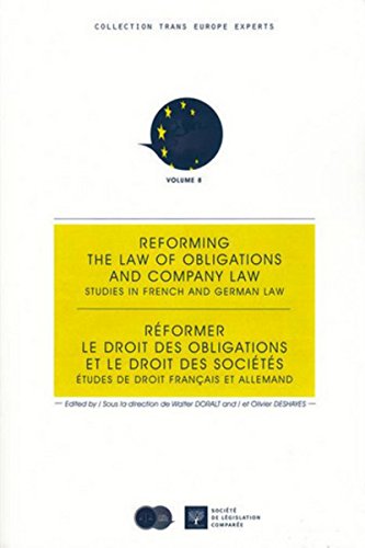 Stock image for Rformer le droit des obligations et le droit des [Broch] Doralt, Walter et Deshayes, Olivier for sale by BIBLIO-NET