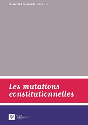 Stock image for Les mutations constitutionnelles for sale by Revaluation Books