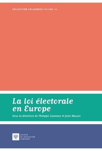 Stock image for La loi lectorale en Europe for sale by Librairie Th  la page