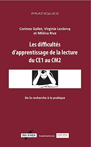 Stock image for Les Difficults d Apprentissage de la Lecture du CE2 au CM1 for sale by medimops