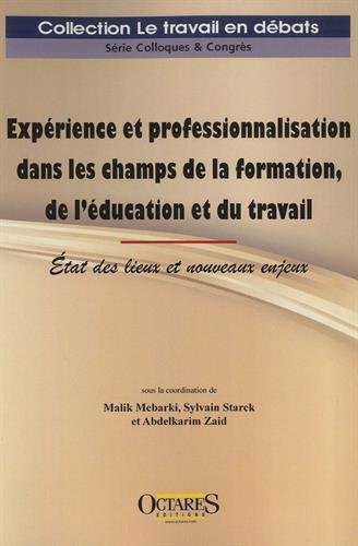 Beispielbild fr Exprience et professionnalisation dans les champs de la formation, de l'ducation et du travail - Etat des lieux et nouveaux enjeux zum Verkauf von Ammareal