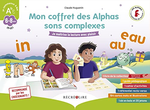 Imagen de archivo de Mon coffret des Alphas sons complexes - Mthode de lecture CP CE1 sur les sons complexes et les consonnes qui changent de prononciation a la venta por Gallix