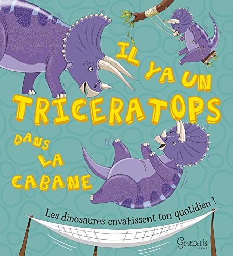 Stock image for IL Y A UN TRICERATOPS DANS LA CABANE for sale by Ammareal