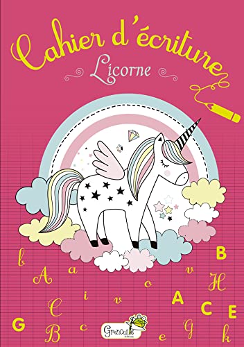 Beispielbild fr Cahier D'criture : Licorne zum Verkauf von RECYCLIVRE