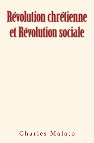 Stock image for Rvolution chrtienne et Rvolution sociale (French Edition) for sale by Book Deals