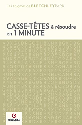 Beispielbild fr Casse-ttes  rsoudre en 1 minute zum Verkauf von medimops