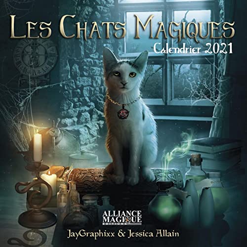 Imagen de archivo de Les Chats Magiques. Calendrier 2021 a la venta por medimops