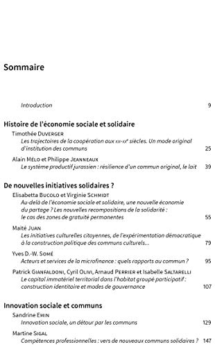 Imagen de archivo de Les communs un nouveau regard sur l'conomie sociale et solidaire (French Edition) a la venta por Gallix