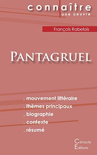 9782367886428: Fiche de lecture Pantagruel de Franois Rabelais (analyse littraire de rfrence et rsum complet) (French Edition)