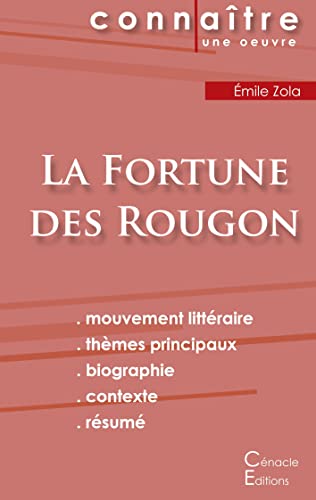 Stock image for Fiche de lecture La Fortune des Rougon de mile Zola (Analyse littraire de rfrence et rsum complet) (French Edition) for sale by GF Books, Inc.