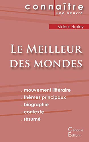 Stock image for Fiche de lecture Le Meilleur des mondes de Aldous Huxley (Analyse littraire de rfrence et rsum complet) (French Edition) for sale by Lucky's Textbooks