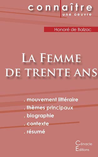 Beispielbild fr Fiche de lecture La Femme de trente ans de Balzac (Analyse littraire de rfrence et rsum complet) zum Verkauf von Blackwell's