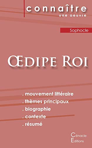 Beispielbild fr Fiche de lecture dipe Roi de Sophocle (Analyse littéraire de référence et résumé complet) [FRENCH LANGUAGE - Soft Cover ] zum Verkauf von booksXpress