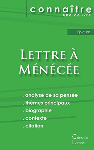 Imagen de archivo de Fiche de lecture Lettre  Mnce (Analyse philosophique de rfrence et rsum complet) (French Edition) a la venta por GF Books, Inc.