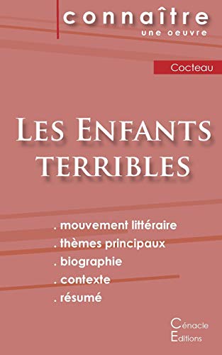 9782367887975: Fiche de lecture Les Enfants terribles de Jean Cocteau (Analyse littraire de rfrence et rsum complet) (French Edition)