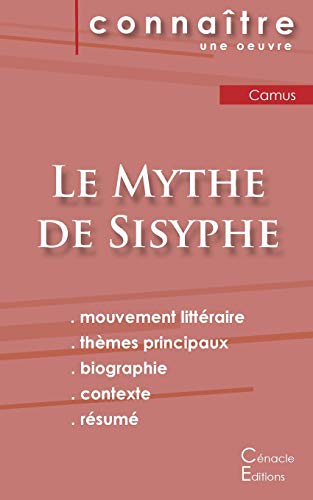 Beispielbild fr Fiche de lecture Le Mythe de Sisyphe de Albert Camus (Analyse littraire de rfrence et rsum complet) (French Edition) zum Verkauf von Save With Sam