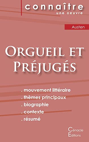 Stock image for Fiche de lecture Orgueil et Prjugs de Jane Austen (Analyse littraire de rfrence et rsum complet) (French Edition) for sale by Lucky's Textbooks