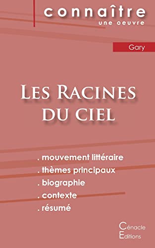 Stock image for Fiche de lecture Les Racines du ciel de Romain Gary (Analyse littraire de rfrence et rsum complet) (French Edition) for sale by Books Unplugged