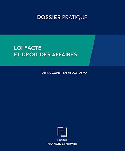 Beispielbild fr Loi Pacte Et Droit Des Affaires zum Verkauf von RECYCLIVRE