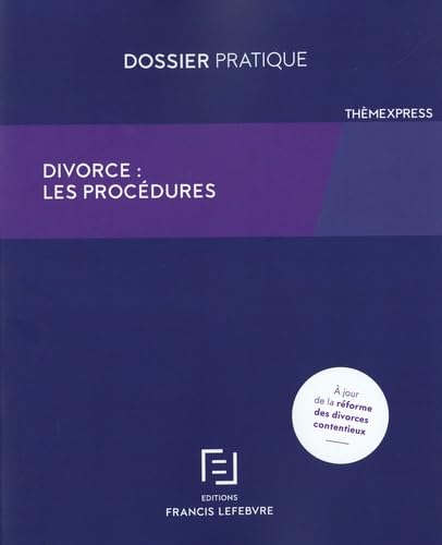 Imagen de archivo de Divorce : Les procdures a la venta por Ammareal