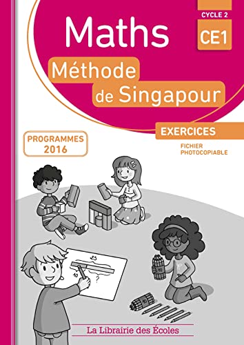 9782369401377: Maths singapour CE1 fichier photocopiable (Collection Singapour): Exercices, fichier photocopiable