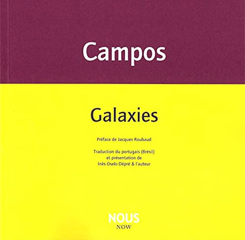 Stock image for Galaxies [Broch] Campos de, Haroldo for sale by BIBLIO-NET