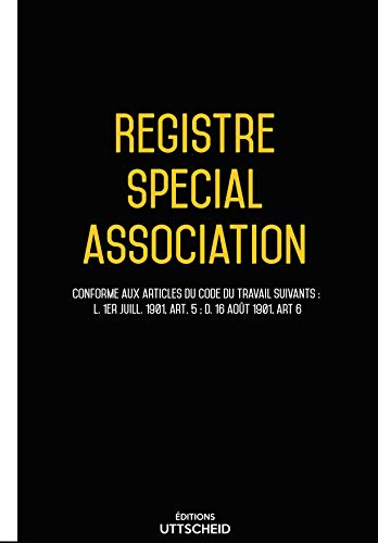 Imagen de archivo de Registre special association a la venta por Revaluation Books